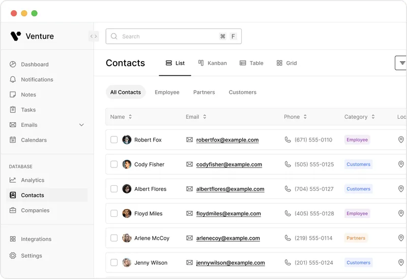 CRM Screenshot 2